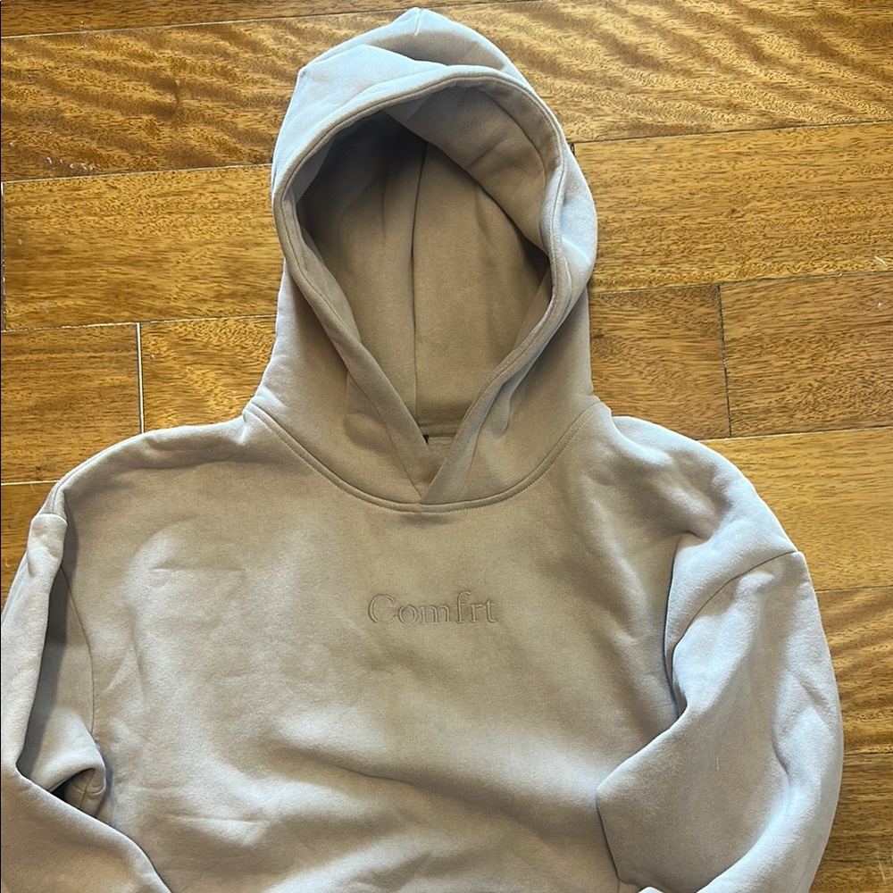 Comfrt Beige Hoodie
